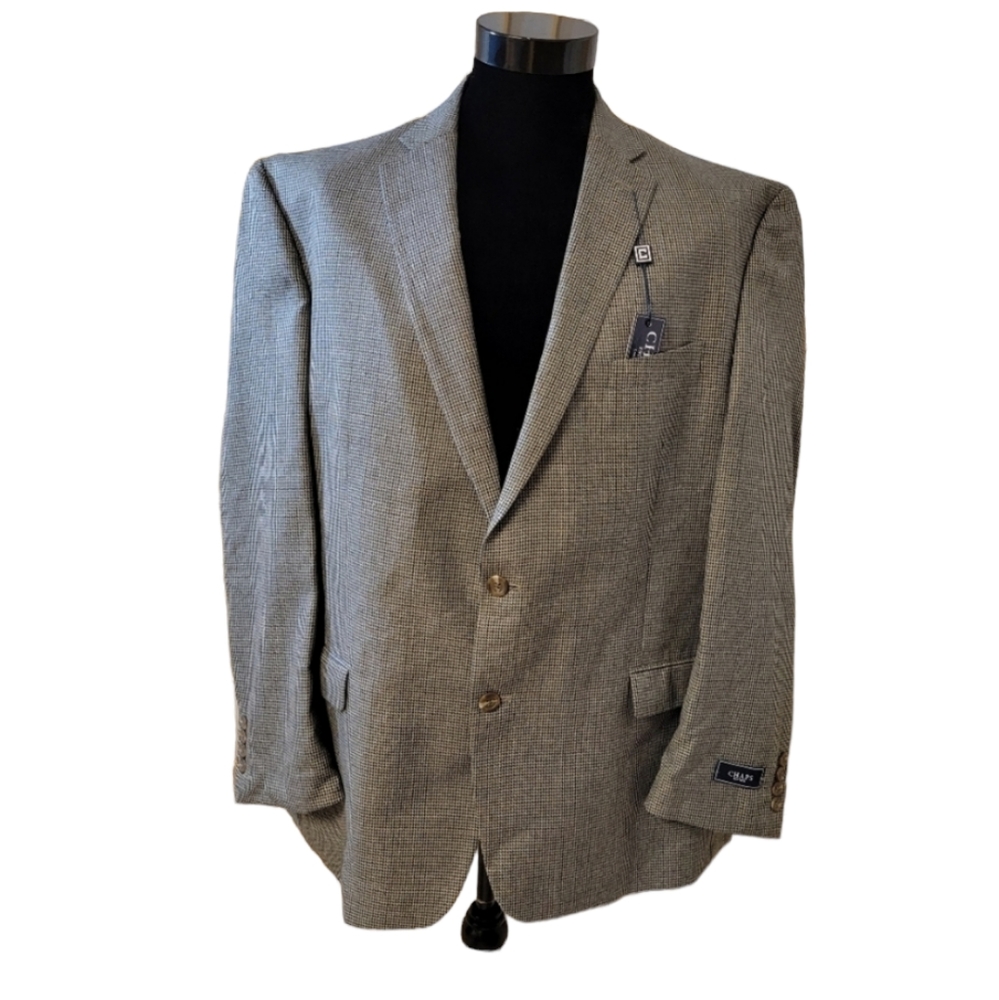Chaps Gray‎ Suit Jacket - NWT - 48 Regular